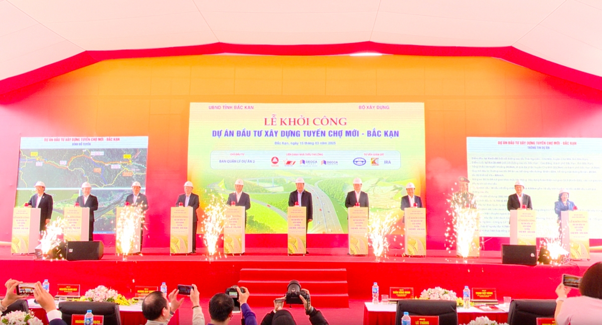 Khởi công tuyến cao tốc Chợ Mới- Bắc Kạn